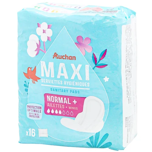 Прокладки гігієнічні Auchan Maxi 16шт