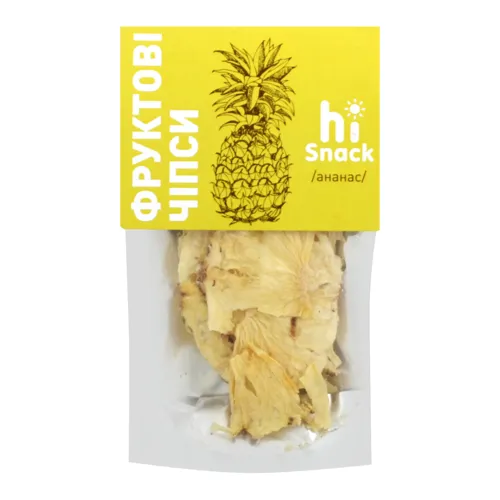 Чіпси фруктові сушені Ананас hiSnack д/п 20г