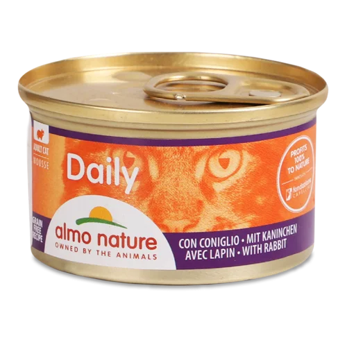Корм Для Котів Almo Nature Daily Кролицький, натуральна оболонка, 100 г