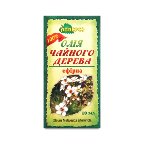 Ефірна олія Адверсо Чайне Дерево, натуральне, в/с, 10 мл