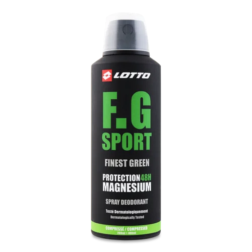 Дезодорант-спрей F.G Sport Finest Green Lotto, Вищий ґатунок, 200 мл