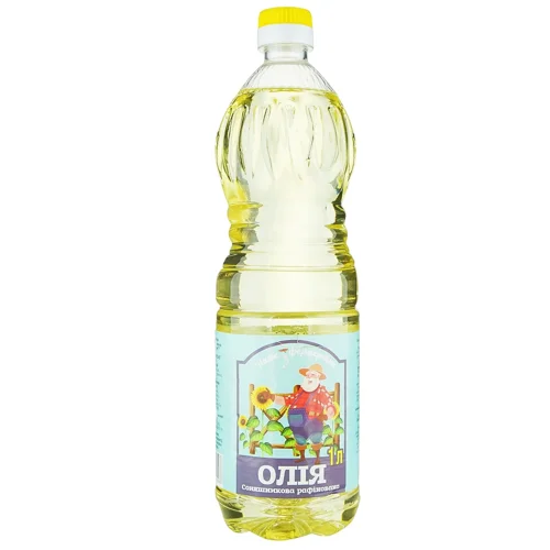 Олія Наше Фермерське соняшникова рафінована 1л