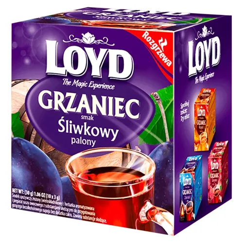 Чай фруктово-трав'яний Loyd Глінтвейн зі смаком сливи 3г*10шт
