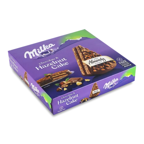 Торт Шоколад&Люцерна Milka Almondy к/у, 400 г