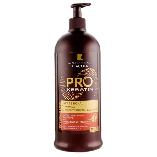 Шампунь Лінія Краси Pro Keratin Відновлення та зволоження 1л
