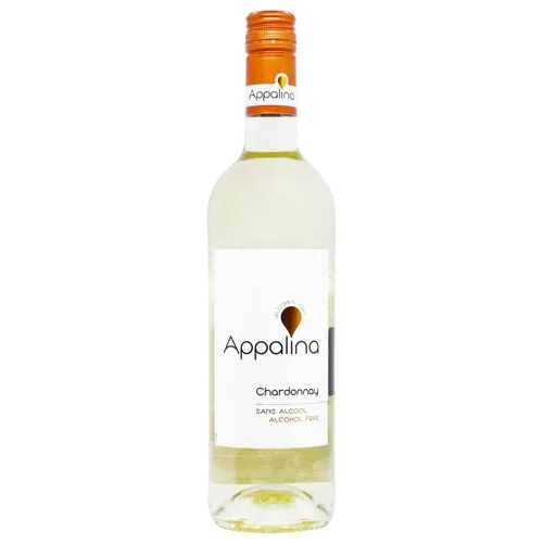 Вино Appalina Chardonnay безалкогольне 0,75л