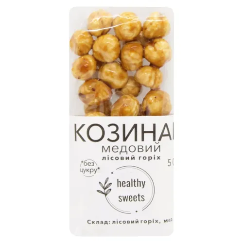 Козинак Healthy Sweets лісовий горіх 50г