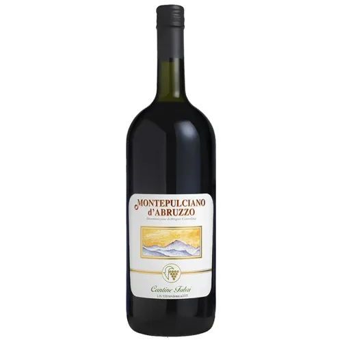 Вино Poletti Montepulciano D'Abruzzo Doc червоне сухе 12% 1,5л