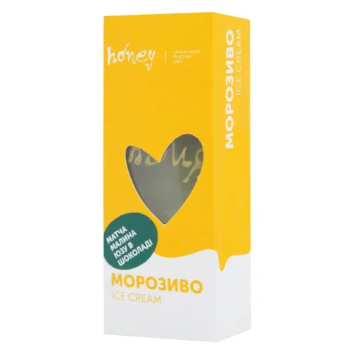 Морозиво Honey Матча-малина в шоколаді 90г