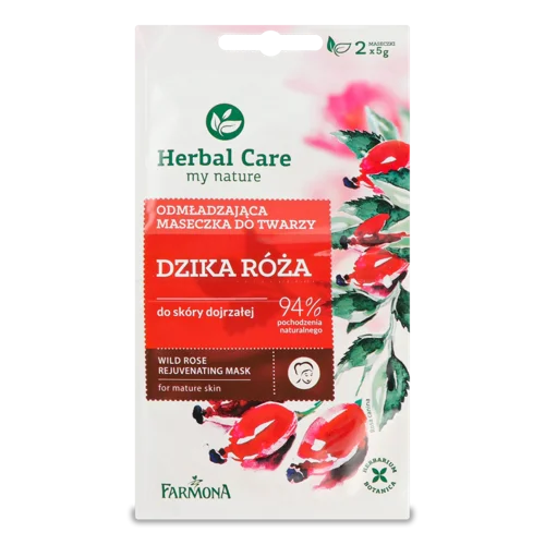 Маска для Обличчя Омолоджуюча Шипшина Herbal Care Farmona, 2х5мл