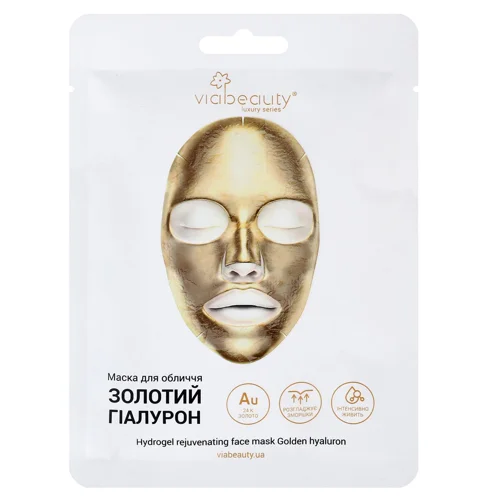 Маска для обличчя Via Beauty Гідрогелева з біо-золотом