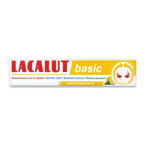 Зубна Паста Цитрусовий Смак Basic Lacalut, В/ґ, 75мл