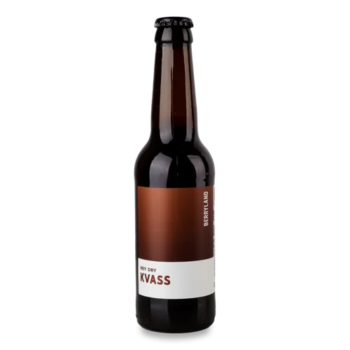 Напій Безалкогольний Ферментований Газований Kvass Berryland, 0.33л
