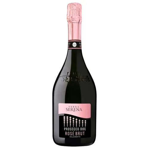 Вино ігристе Terra Serena Prosecco DOC Millesimato рожеве брют 11% 0,75л
