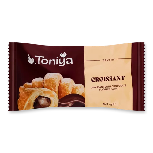 Круасан З Наповнювачем Шоколад Toniya В/ґ 60г