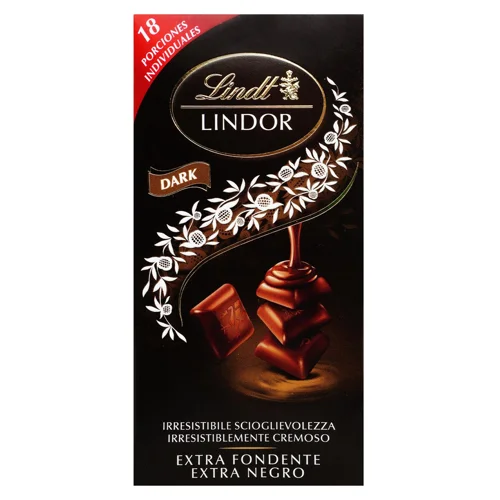 Шоколад чорний Lindt Lindor 60% 100г