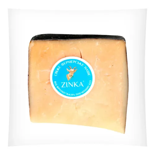 Сир козячий Zinka Чорний твердий 50%