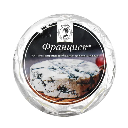 Сир м'який витриманий із блакитною-зеленою пліснявою Франциск Dorian Gray кг