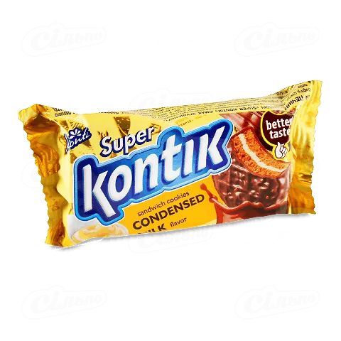 Печиво Konti Super Kontik смак згущеного молока, 90г