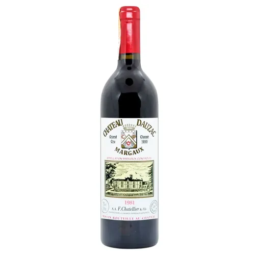 Вино Chateau Dauzac 1981 червоне сухе 12,5% 0,75л