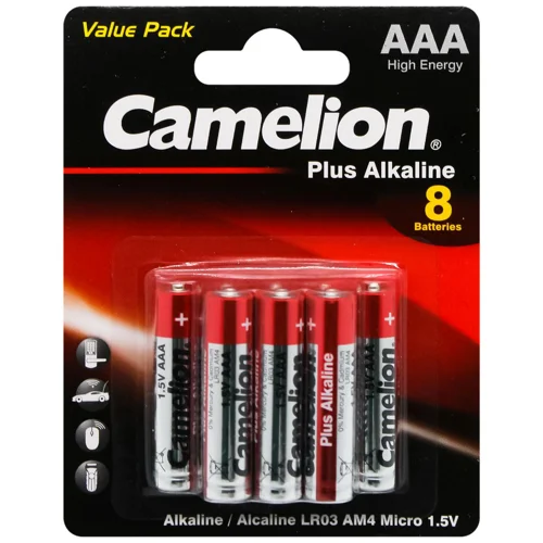 Батарейки Camelion Plus Alkaline ААА 8шт