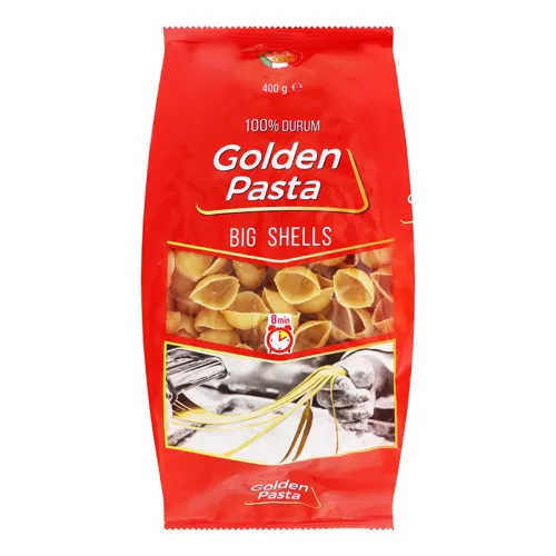Вироби макаронні Big shells Golden Pasta м/у 400г
