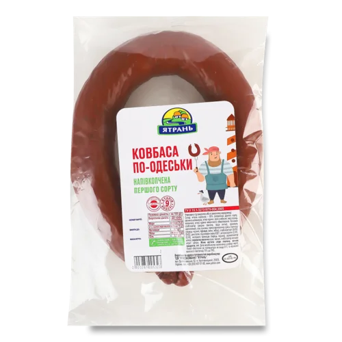 Ковбаса Напівкопчена По-Одеськи Ятрань, кг