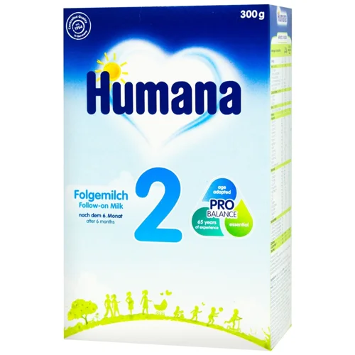 Суміш молочна суха Humana 2 для дітей з 6 місяців 300г