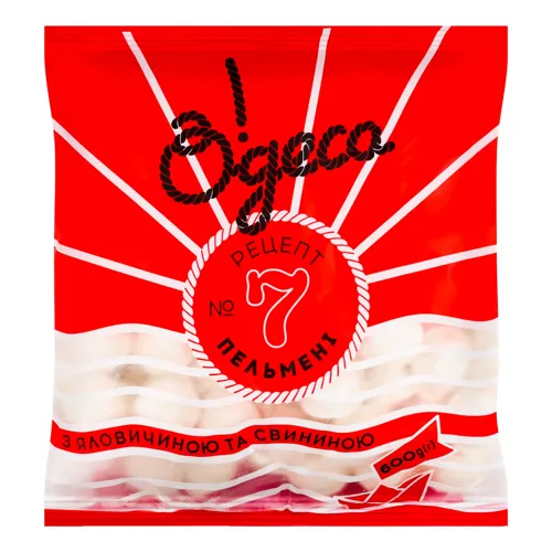 Пельмені з яловичиною та свининою Рецепт №7 О!деса м/у 1кг