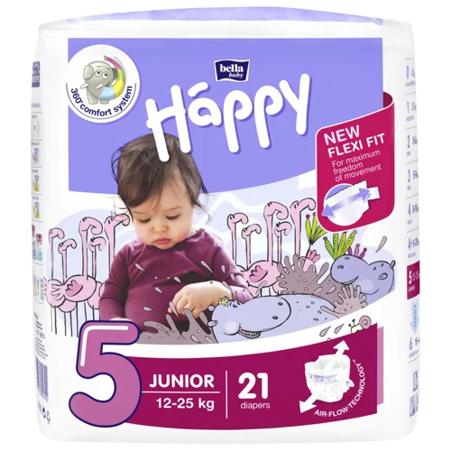 Підгузки Bella Baby Happy 5 Junior 12-25кг 21шт