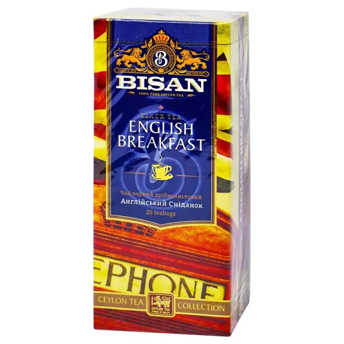 Чай чорний Bisan Англійський сніданок 1,5г*25шт
