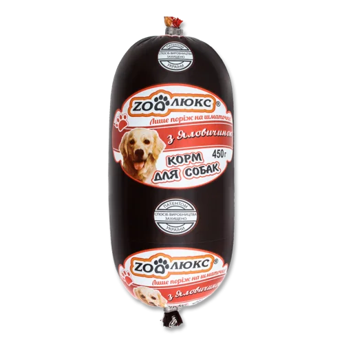 Корм Для Собак З Яловичиною Zooлюкс В/ґ 450г