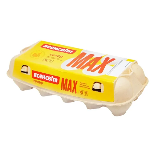 Яйця курячі Ясенсвіт Super Max СВ 10шт