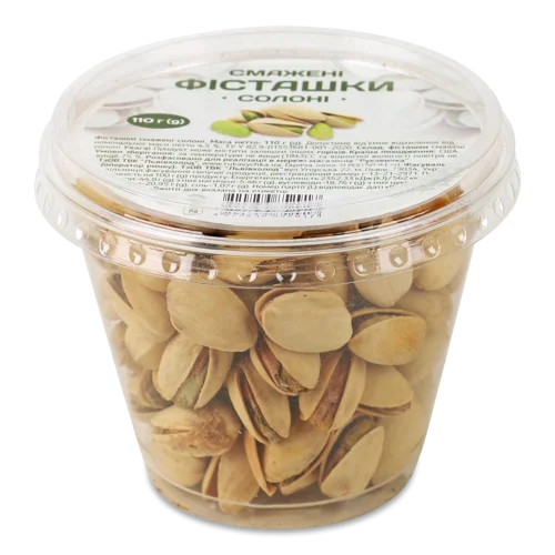 Фісташки Смажені Солоні, 110г