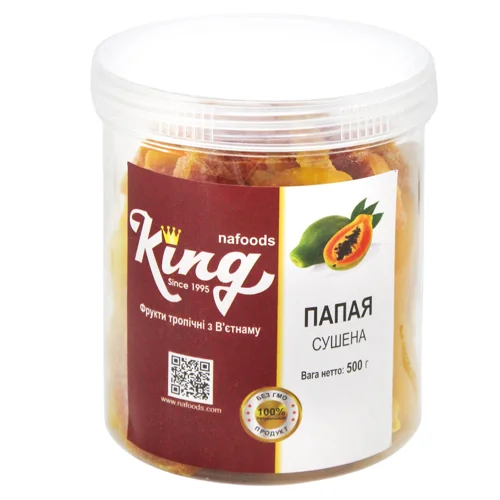 Папая сушена King 500г