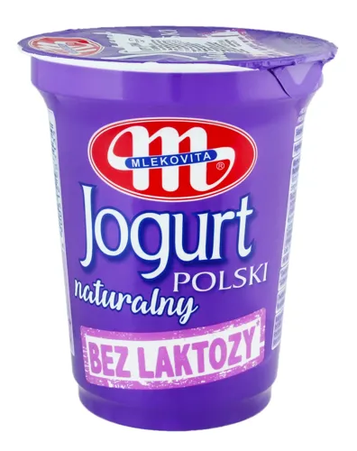 Йогурт 3% безлактозний Mlekovita ст 350г