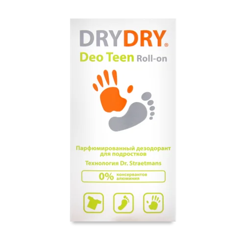 Дезодорант для Тіла DRYDRY Teen 50 мл, антиперспірант, роликовий