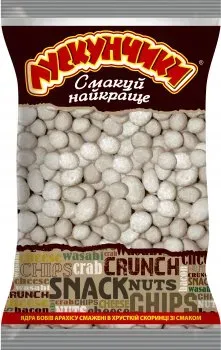 Арахіс Лускунчики жарений в хрусткій корочці Сметана з зеленню 500г