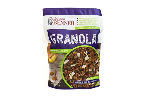 Гранола «Шоколад та мигдаль», 300г