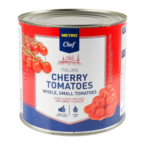 Томати Черрі В Томатному Соку Metro Chef, ж/б 2.5кг