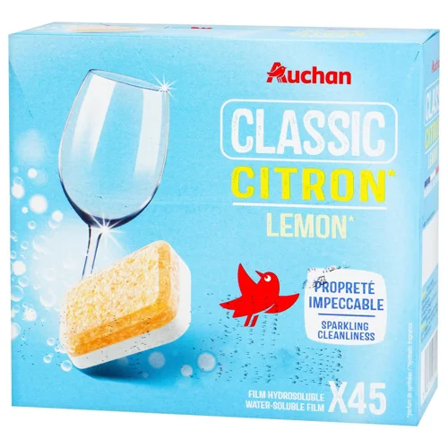 Таблетки для посудомийних машин Auchan Цитрус 45шт