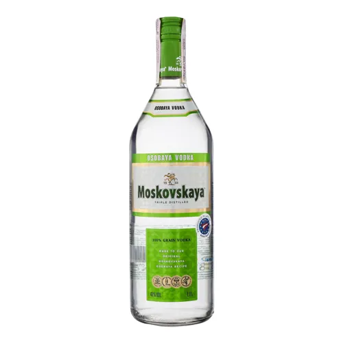 Горілка 1л 40% особлива Moskovskaya пл