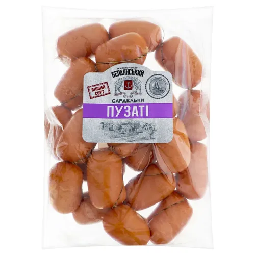 Сардельки Бердянський MK Пузаті вищого ґатунку