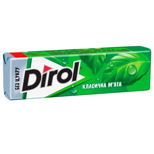 Жувальна гумка Dirol Лагідна м'ята 14г