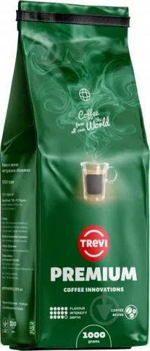 Кава в зернах PREMIUM, 1000г ТМ TREVI