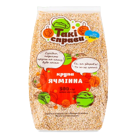 Крупа Такі Справи ячнева, 500г