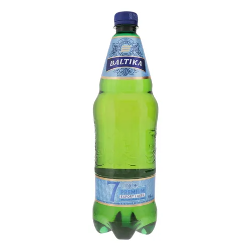 Пиво 0.9л 5.4% світле пастеризоване Export Lager №7 Premium Baltika