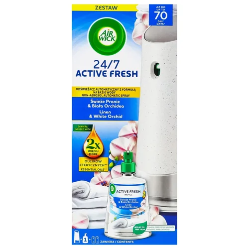 Освіжувач повітря автоматичний Air Wick Active Fresh Ранкова свіжість 228мл
