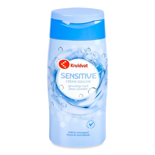 Гель для Душу Sensitive Kruidvat, Кремовий, 300мл