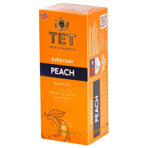 Чай чорний TET Everyday Персик 1,75г*20шт